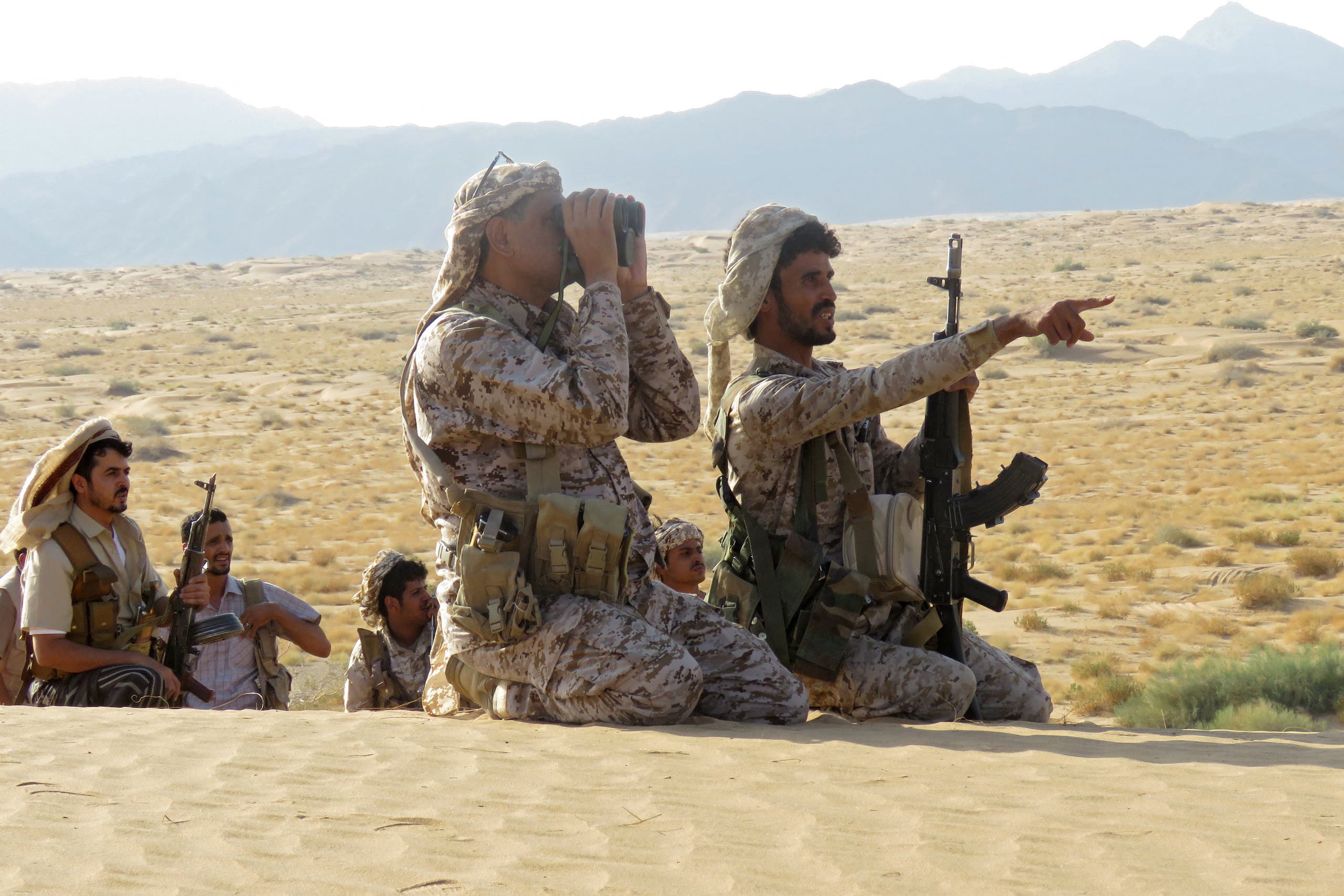 الجيش اليمني يتصدى لهجوم الحوثيين على مأرب